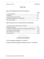 Báo cáo vi sinh vật trong sản xuất bánh mì