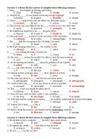 TRẮC NGHIỆM từ LOẠI 