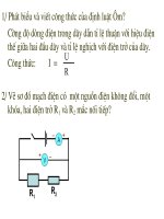 Bài 14. Định luật Ôm đối với các loại mạch điện. Mắc các nguồn điện thành bộ