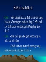 Bài 39. Máy quang phổ. Các loại quang phổ