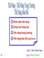 Bài 35. Thế năng. Thế năng trọng trường