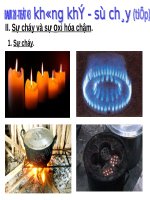 Bài 28. Không khí - Sự cháy