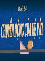 Bài 24. Chuyển động của hệ vật