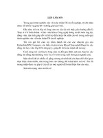 Nghiên cứu mô hình bảo mật 4 lớp, áp dụng vào giấu tin trong dữ liệu đa phương tiện