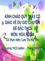 Bài 12. Mối quan hệ giữa các loại hợp chất vô cơ