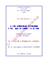 HOÀN THIỆN QUẢN lý tài CHÍNH tại TRƯỜNG đại học KINH tế   đại học HUẾ 