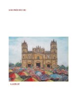 tìm hiểu về GIÁO PHẬN bùi CHU