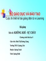 Bài 28. Không khí - Sự cháy