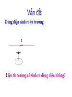 Bài 38. Hiện tượng cảm ứng điện từ. Suất điện động cảm ứng