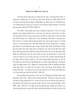 Nghiên cứu đặc tính sinh học và khảo nghiệm một số biện pháp sinh học phòng trừ sâu hại chính ăn lá muồng đen (casia siamea lamk) tại rừng trồng lâm trường chợ mới   bắc kạn