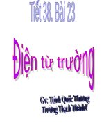 Bài 23. Điện từ trường