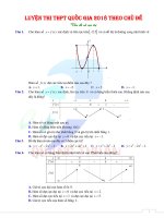 Luyện thi THPTQG 2018 full cực trị