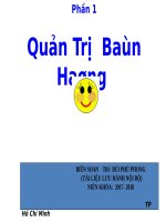 Quản Trị Bán HàngPhần 1