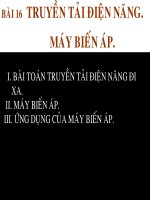 Bài 32. Máy biến áp. Truyền tải điện năng