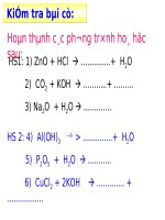 Bài 12. Mối quan hệ giữa các loại hợp chất vô cơ