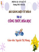 Bài 9. Công thức hoá học