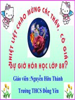 Bài 31. Tính chất - Ứng dụng của hiđro