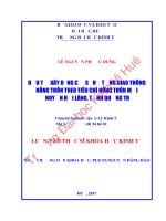 ĐẦU TƯ XÂY DỰNG CƠ SỞ HẠ TẦNG GIAO THÔNG NÔNG THÔN THEO TIÊU CHÍ NÔNG THÔN MỚI Ở HUYỆN HẢI LĂNG, TỈNH QUẢNG TRỊ