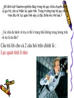 Bài 22. Lực hướng tâm và lực quán tính li tâm. Hiện tượng tăng, giảm, mất trọng lượng