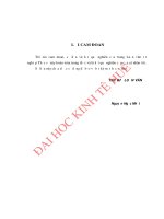 Giải pháp phát triển vùng nguyên liệu cho nhà máy tinh bột sắn FOCOCEV thừa thiên huế 