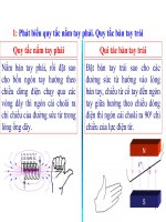 Bài 30. Bài tập vận dụng quy tắc nắm tay phải và quy tắc bàn tay trái