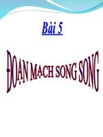 Bài 5. Đoạn mạch song song