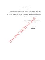 Đánh giá sự hài lòng của khách hàng đối với chất lượng dịch vụ tại siêu thị điện thoại – máy tính vĩnh hoàng 