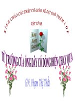 Bài 24. Từ trường của ống dây có dòng điện chạy qua