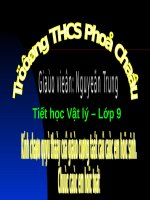 Bài 27. Sự bảo toàn năng lượng trong các hiện tượng cơ và nhiệt