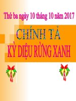 Tuần 8. Nghe-viết: Kì diệu rừng xanh