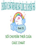 Bài 38. Sự chuyển thể của các chất