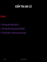 Bài 6. Bài tập vận dụng định luật Ôm