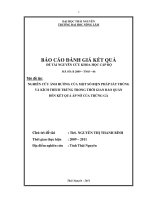 Nghiên cứu ảnh hưởng của một số biện pháp sát trùng và bảo quản đến kết quả ấp nở của trứng gà 