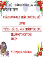 Bài 21. Nam châm vĩnh cửu