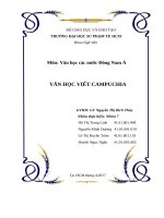 Văn học viết Campuchia