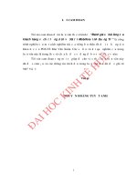 Đánh giá sự hài lòng của khách hàng về chất lượng dịch vụ 3g tại mobifone tỉnh quảng trị 