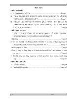 SKKN: RÈN LUYỆN KĨ NĂNG SỬ DỤNG DỤNG CỤ VẼ HÌNH CHO HỌC SINH YẾU KÉM TRONG MÔN TOÁN HÌNH LỚP 7.