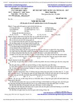 TUYỂN TẬP 20 ĐỀ THI THỬ THPT QUỐC GIA 2017 ÔN LUYỆN MÔN SINH HỌC CÓ ĐÁP ÁN