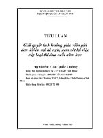 Giải quyết tình huống giáo viên gửi đơn khiếu nại đề nghị xem xét lại việc xếp loại thi đua cuối năm học