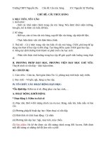 Chủ đề  Cấu trúc bảng  Tin học 12