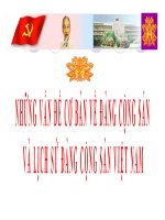 Những vấn đề cơ bản về đảng và lịch sữ đảng cộng sản việt nam compatibility mode 