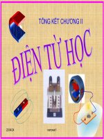 Bài 39. Tổng kết chuơng II : Điện từ học