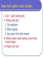 Bài 9. Tổng hợp và phân tích lực. Điều kiện cân bằng của chất điểm