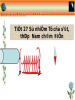 Bài 25. Sự nhiễm từ của sắt, thép - Nam châm điện