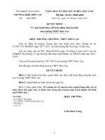 Quy che chuyen mon năm học 2017 2018