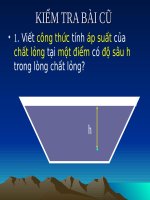 Bài 9. Áp suất khí quyển