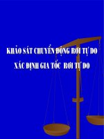 Bài 8. Thực hành: Khảo sát chuyển động rơi tự do. Xác định gia tốc rơi tự do