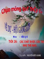Bài 19. Các chất được cấu tạo như thế nào?