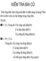 Bài 14. Bài tập về công suất điện và điện năng sử dụng