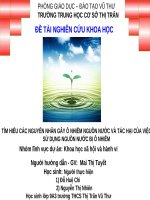 Thi KHKT Trường THCS Thị Trấn - Vũ Thư - Thái Bình